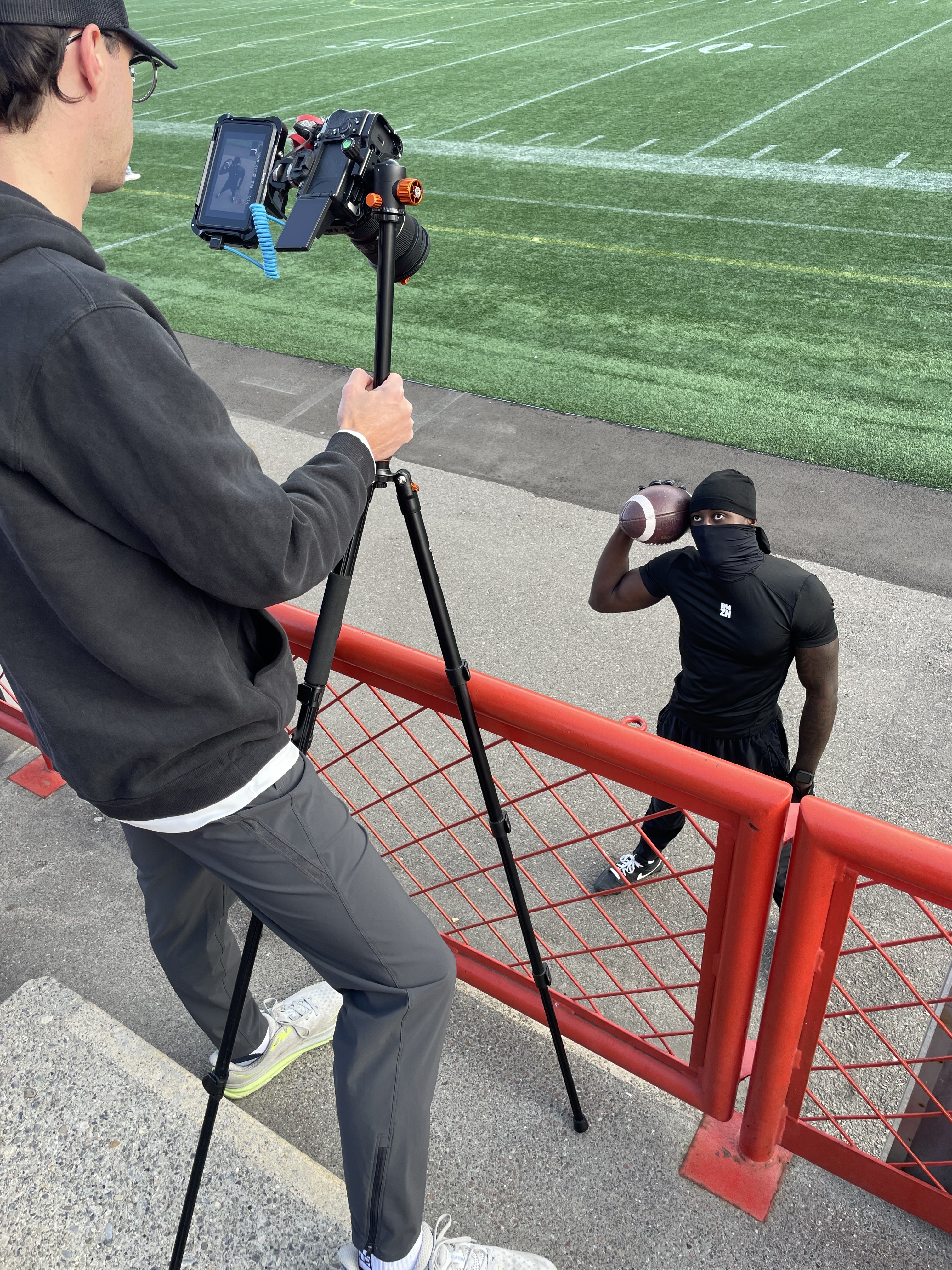 Behind the scenes
