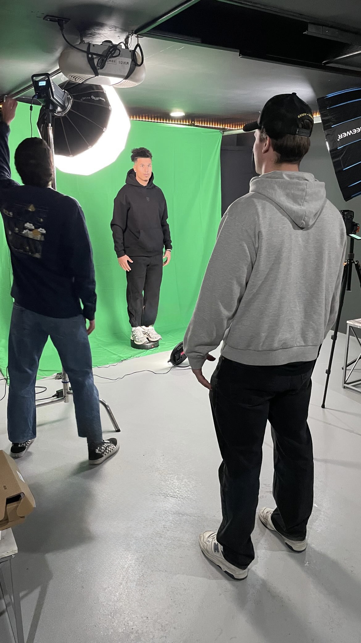 Behind the scenes