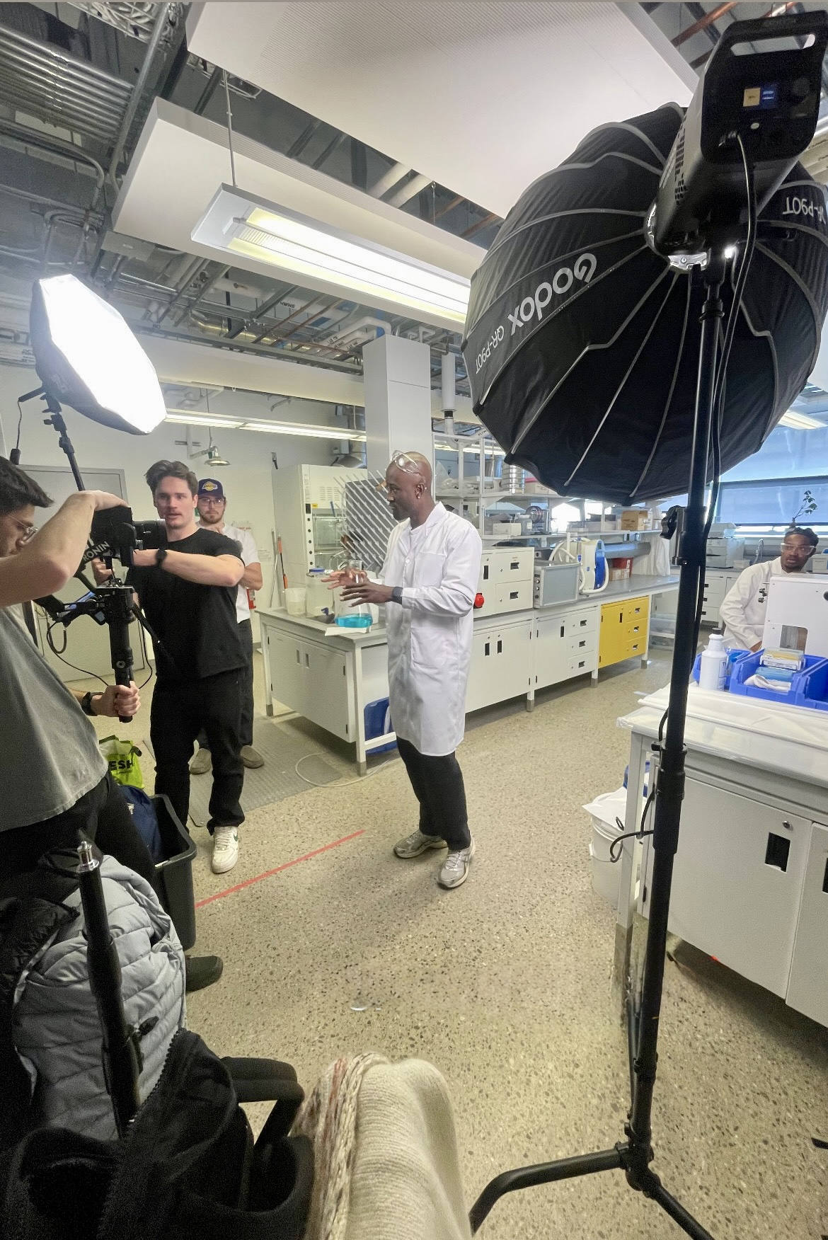 Behind the scenes