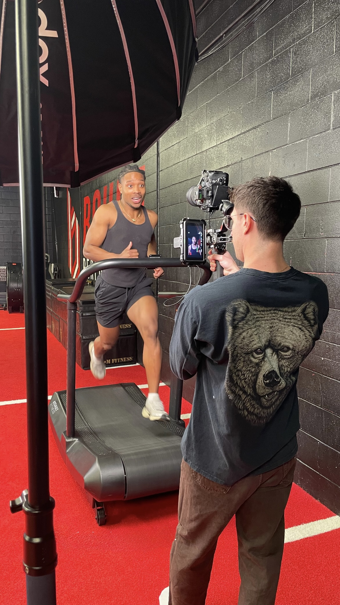 Behind the scenes