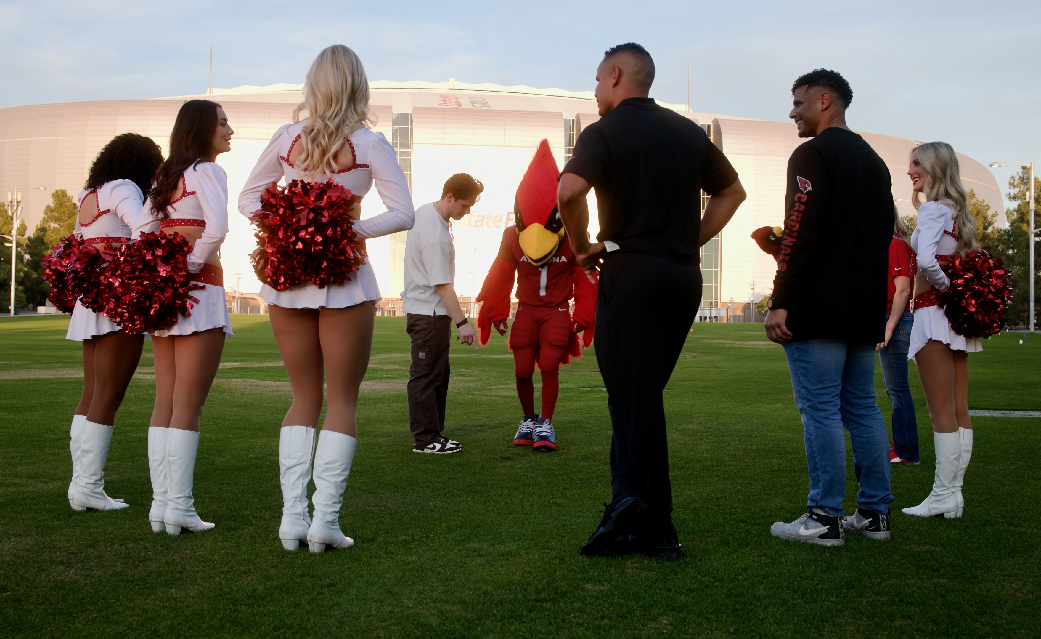 Behind the scenes